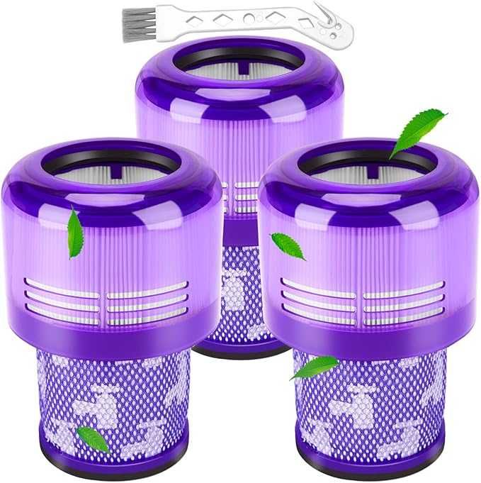 Филтри за Dyson V11, V15, SV14, SV17 и SV22, включително модели Absolute, Torque Drive, Animal, Motorhead и Detect серии.