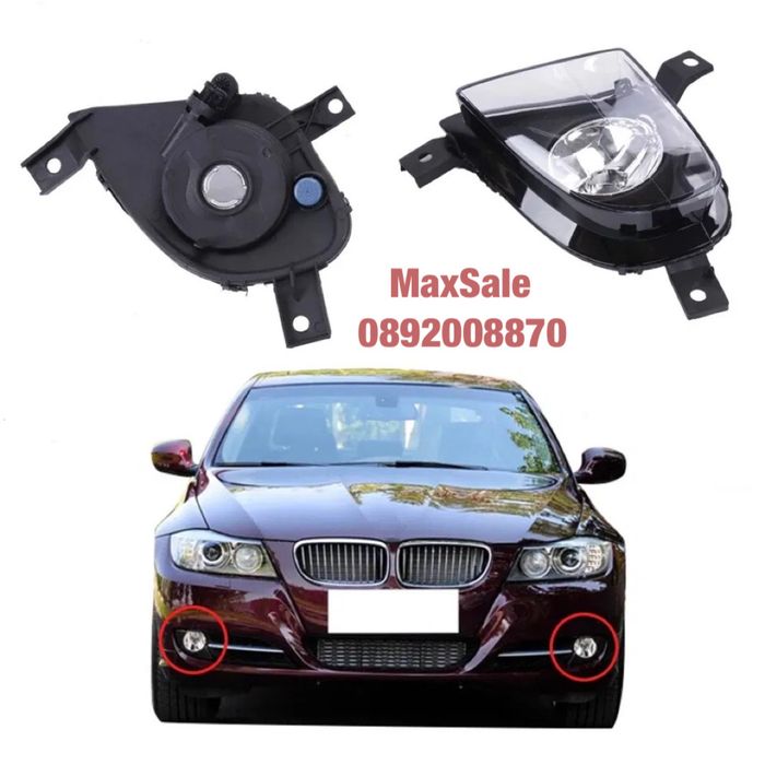 Фейслифтови халогени BMW E90 E91 FACELIFT Лед фар LED бмв е90 е91