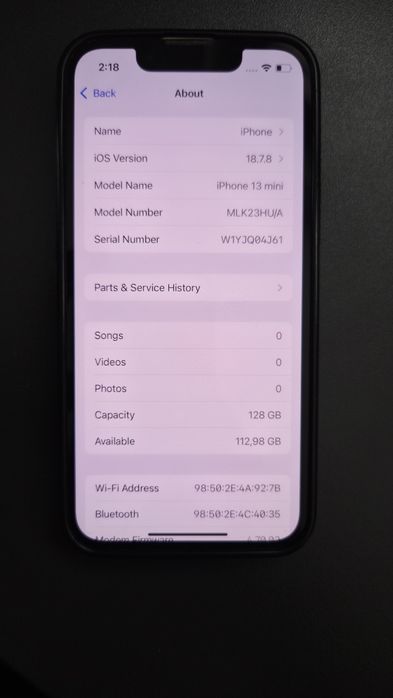 iPhone 13 mini 128GB – Розов (Pink) | Перфектен | Без забележки