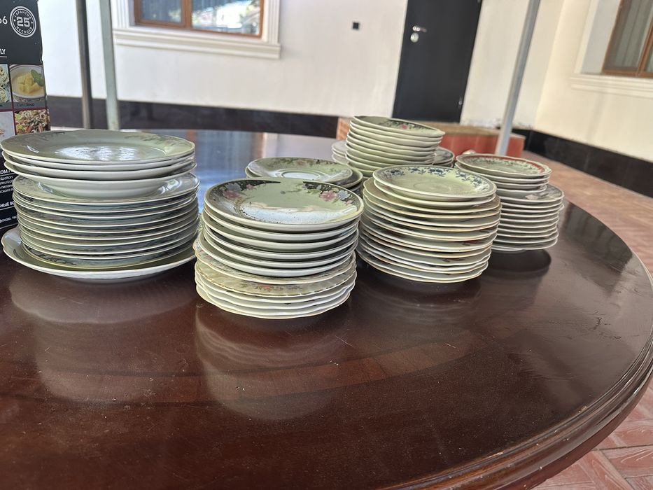 Тарелки разного размера общий 85шт