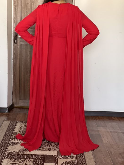 Красное вечернее платье на қыз ұзату или фотоссессию