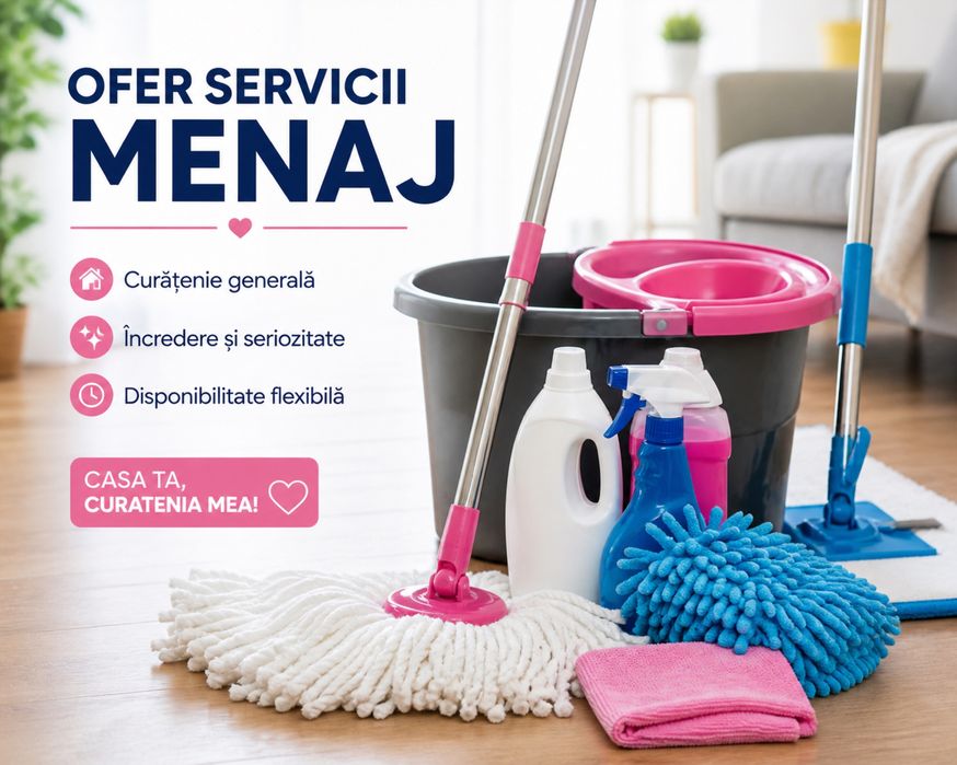 Ofer servicii menaj sector 6