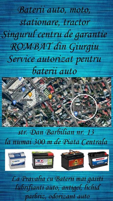 Baterii auto, piese de schimb, filtre ulei si filtru combustibil