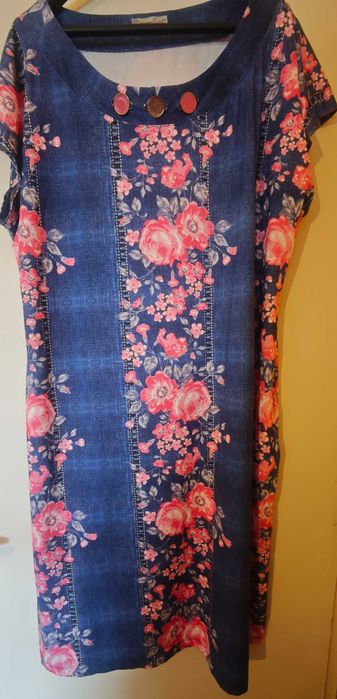 Рокля лятна цветна