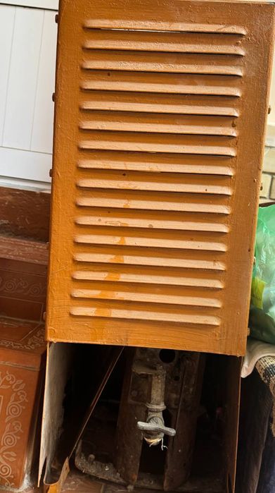 Чугунная печь...