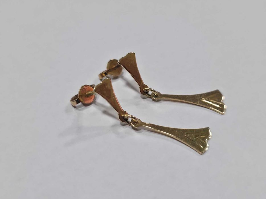 Дамски златни обеци 14К 585 / 2,18 гр.