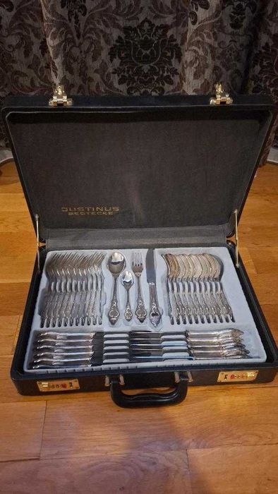 set tacimuri din argint, serviciu 12 persoane