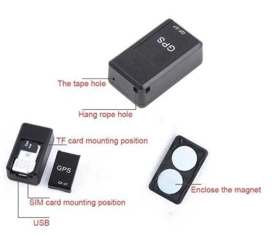 Проследяващо Подслушвателно Устройство GPS Тракер Mini GF-07 GPS Локатор Против Крадци На Коли SOS Google Maps Магнитен Тракер Звук Tracker Автомобили