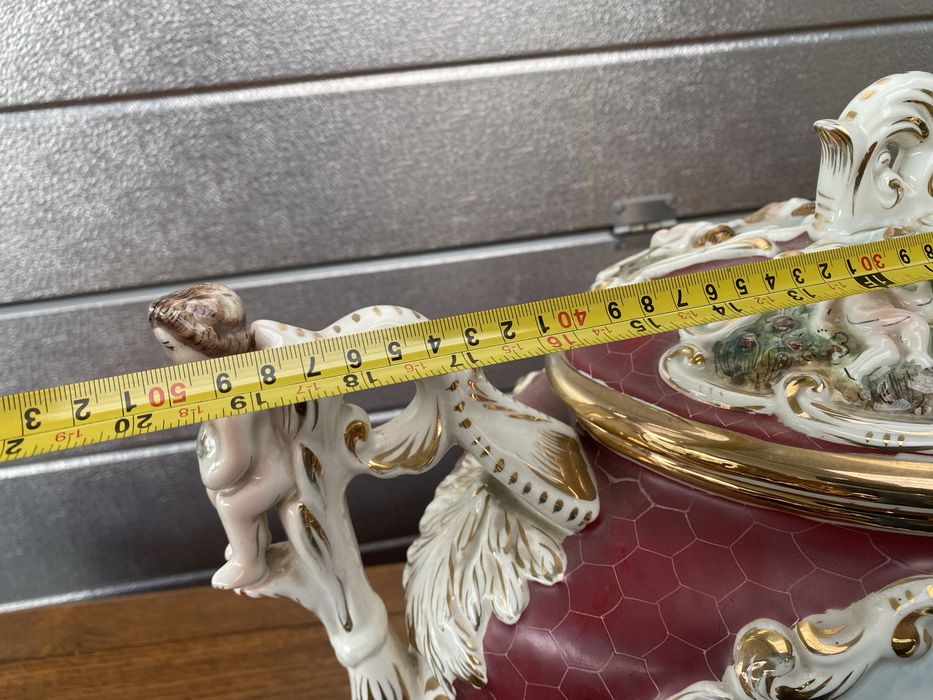 Огромни порцеланови съдове каподимонте ваза супник урна