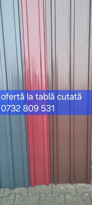 Tablă cutată zincată