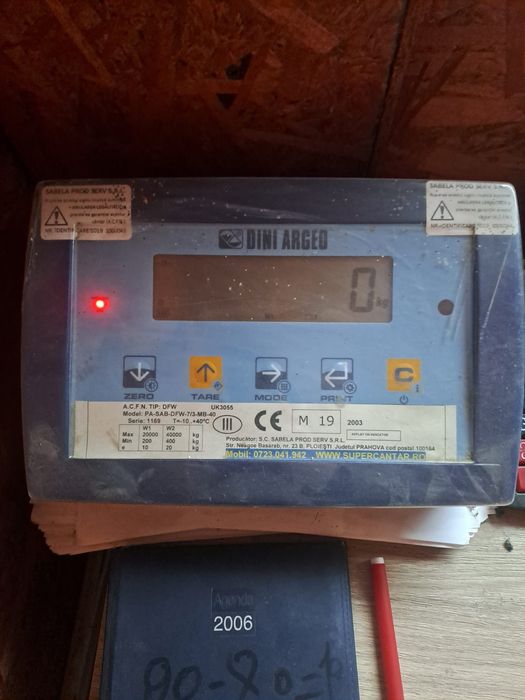 Cântar electronic tip bascula 40 tone