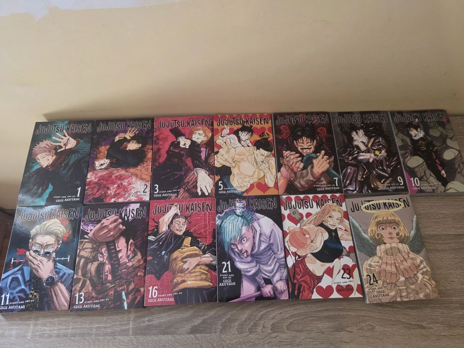 Jujutsu kaisen mangas