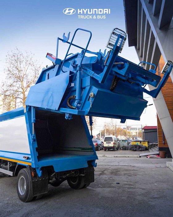 Мусоравоз машина HYUNDAI Mighty 8м3