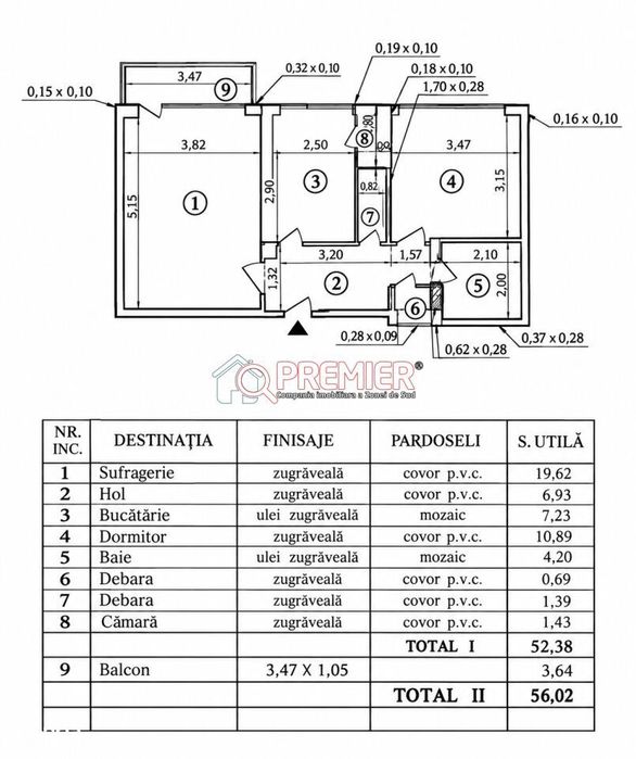 Tineretului - Visana vanzare apartament 2 camere