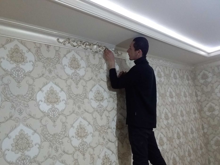 Usta malyar. Oboy yopishtirish, Malyarka, Yevro remont qilamiz