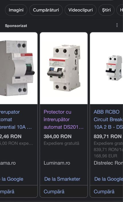 Siguranta diferentiala ABB DS201 B16