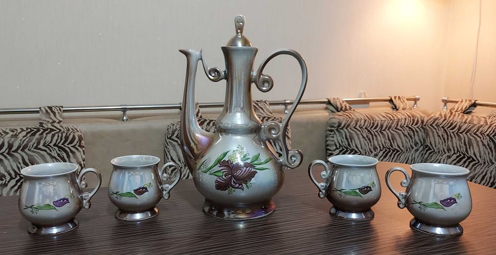 Графин-кувшин с 4 бокалами