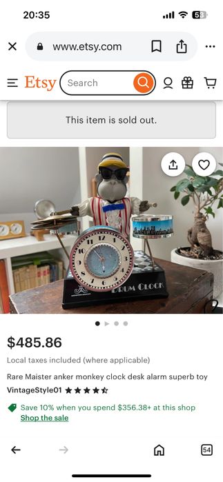 Meister Anker drum clock 1970 г кварцов винтидж часовник