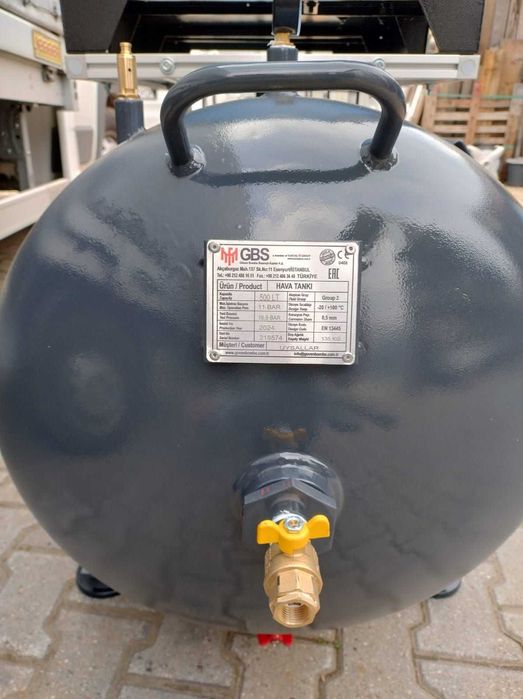 Compresor de Aer Silențios 7,5kW cu Butelie 500lt / ZELFIR