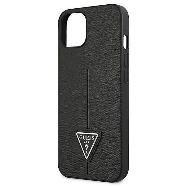 Guess hardcase saffianotriangle logo - дизайнерски кожен кейс за iphon
