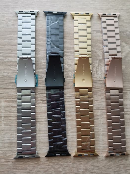 Метална стоманена верижка/каишка за APPLE WATCH+ПОДАРЪК машинка