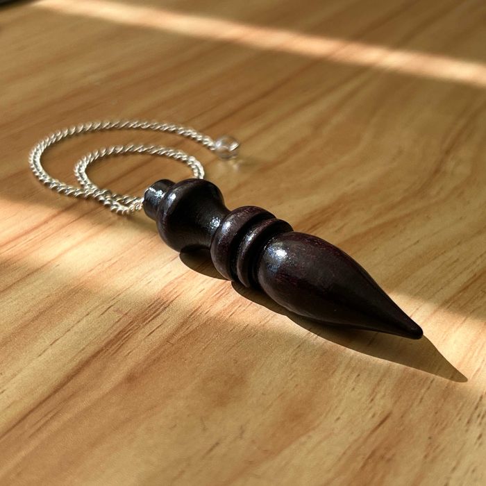 Махало за Радиестезия - Дървено Махало за Гадаене - Махало на верига