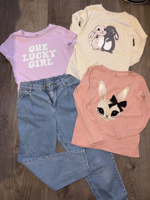 Пролетни дрехи за момиче H&M,Waikiki 128см