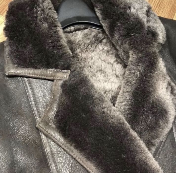 Дубленка натуральная мужская S