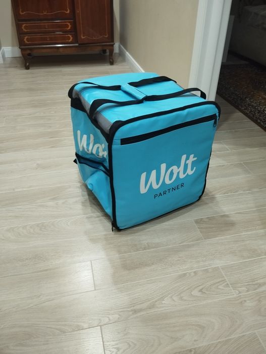 Термосумка wolt для доставки большая