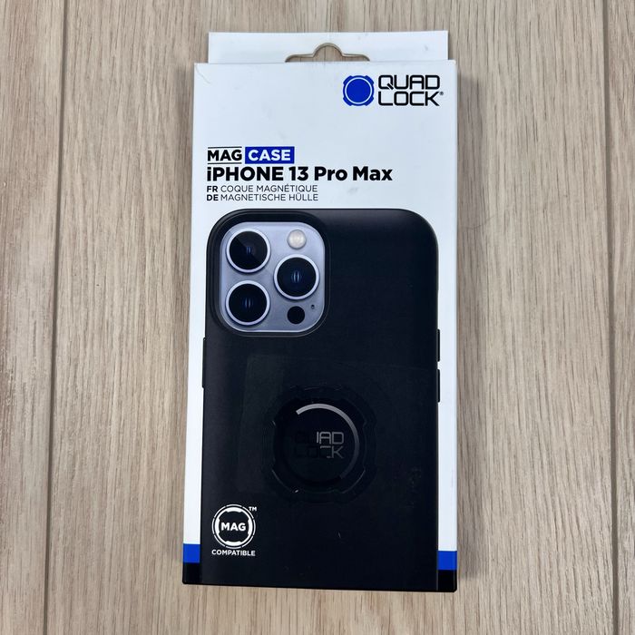 Quad Lock MAG Case за iPhone 13 Pro Max – Черен (MagSafe, калъф, кейс, стойка, магнитен калъф, оригинален)