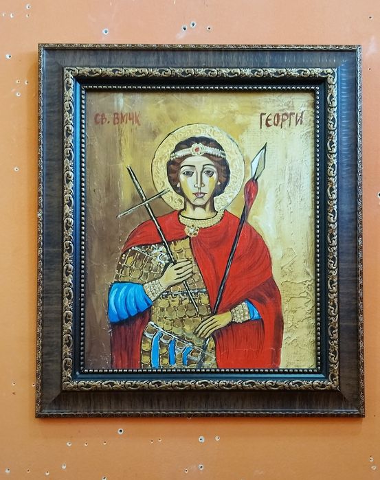 Рисувани икони 20/25см-60€ и 35/40см-75€