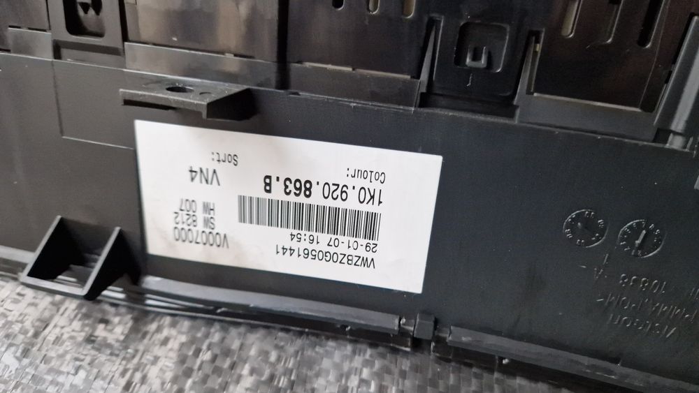 Ceasuri bord, cod 1K0920863B, Vw Golf 5 Plus (5M1) 1.9 TDI, BLS