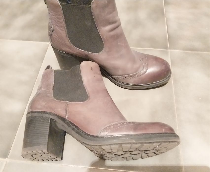 Дамски боти естествена кожа