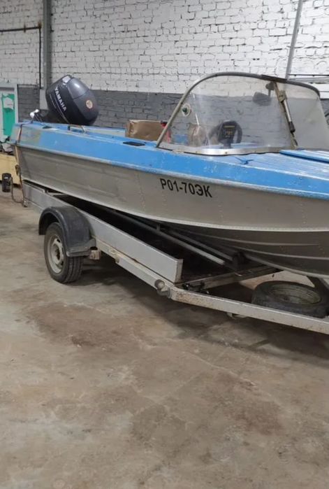 Продаётся Лодка казанка 5м4 с мотором Yamaha 60
