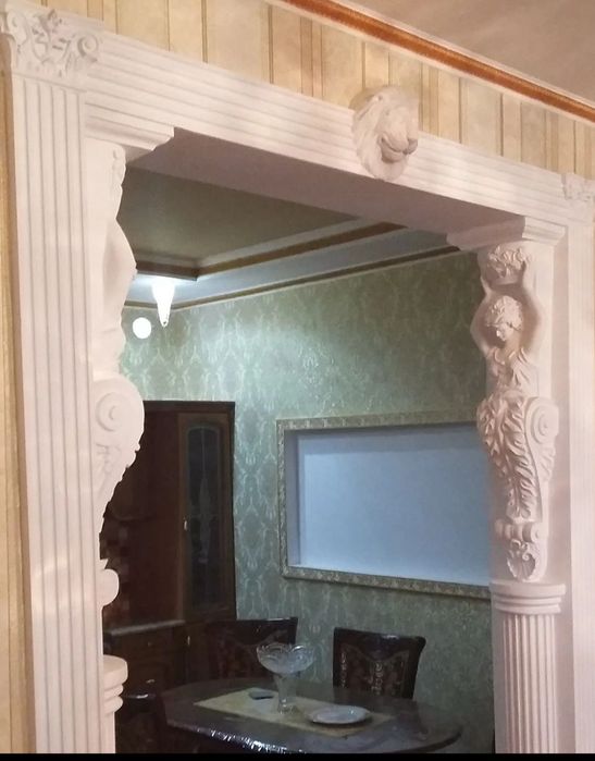 Гипсовая лепнина обналички - арки