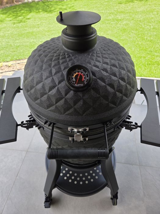 Голям размер 22инча/56см Керамично градинско барбекю KAMADO GRILL EGG пълен комплект