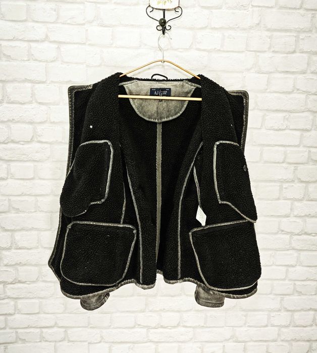 Armani Jeans Еко Кожа Мъжко Ретро vintage Яке размер EU 50 / L