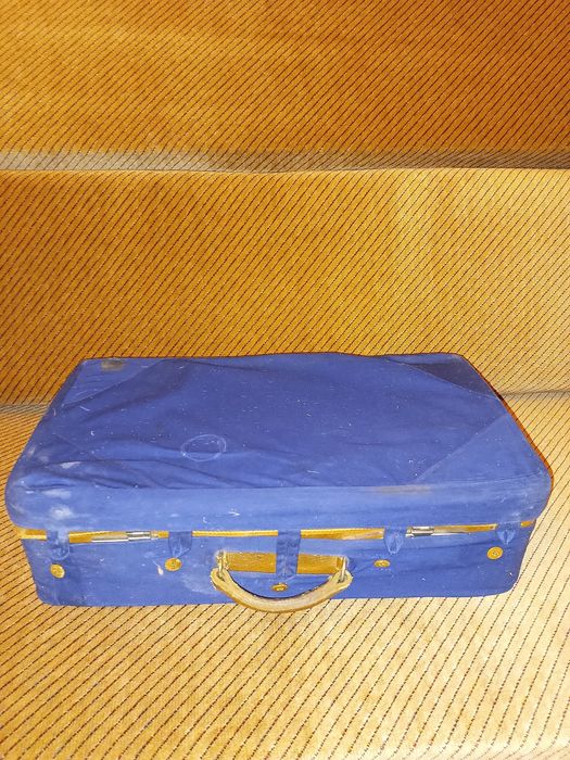 Geamantan de piele, vintage