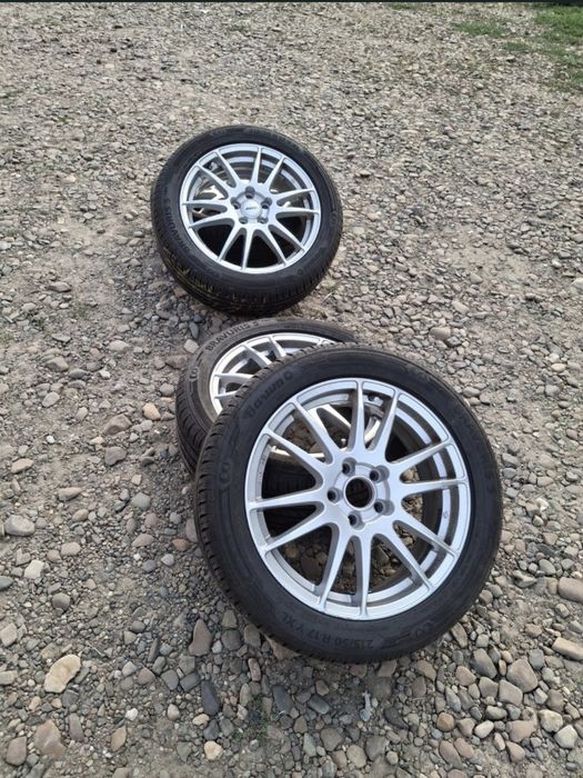 Set jante aliaj R17  5×108+ anvelope Barum