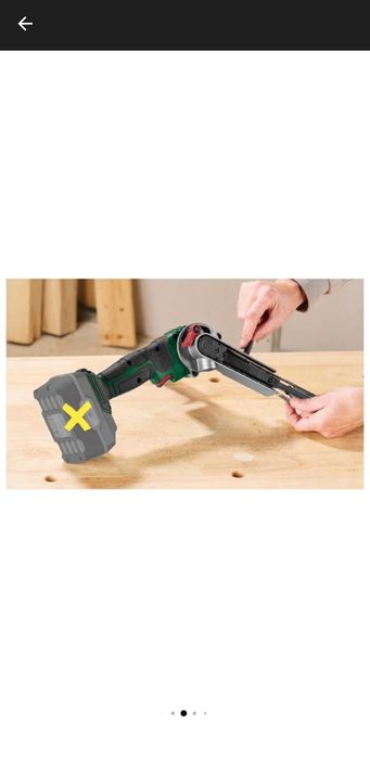 Slefuitor Parkside cu banda ingusta X20V NOU, BON FISCAL, GARANȚIE 3 ANI