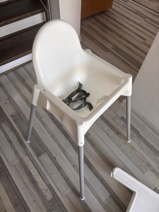 scaun înalt de masă bebe IKEA Antilop si tava