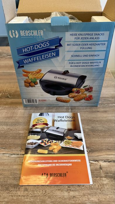 Hot dog waffle maker Renschler Line RL 80105 nou