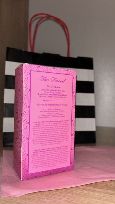 Set 2 rimel TOO FACED (1 ribbon + 1 better than sex)