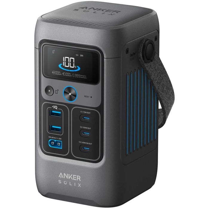 Anker SOLIX C200 DC преносима електрическа зарядна станция-външна батерия, 192Wh, LiFePO4 Battery, 200W