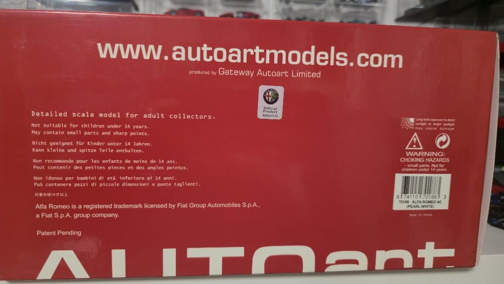 AUTOart Alfa Romeo 4C 1:18