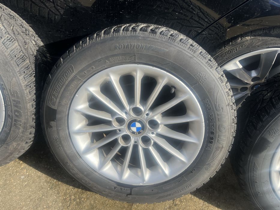 Лети джанти 16-ки с почти нови зимни гуми за БМВ Е39 Е46