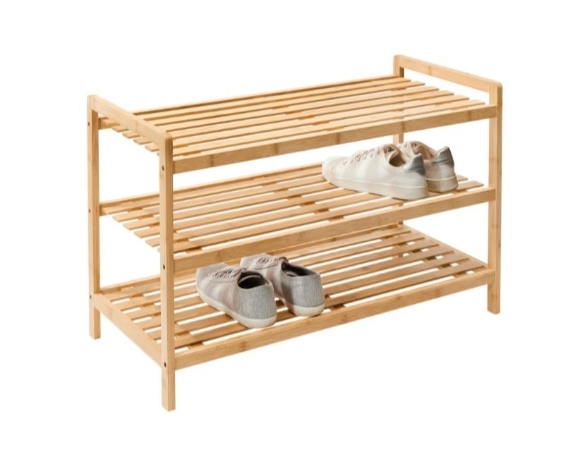 Бамбукова етажерка за обувки