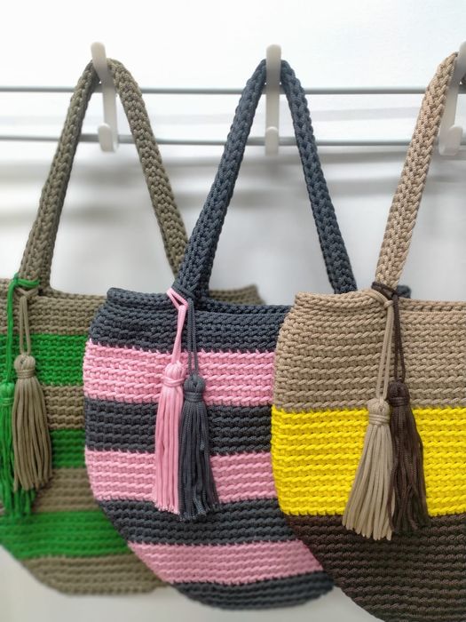 Сумка вязаная ручная работа