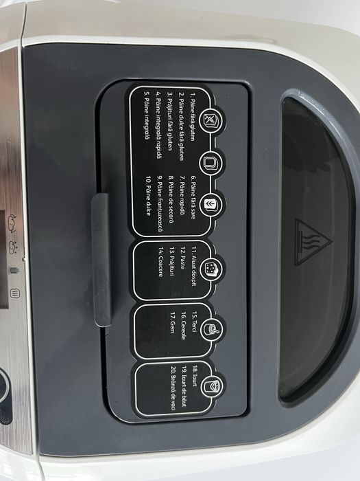 Aparat de făcut pâine Tefal — 20 programe, ca nou