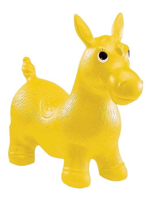 Гумено надуваемо скачащо магаре/конче 4 цвята за скачане